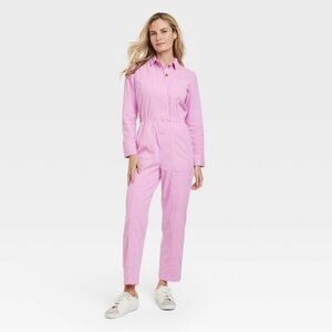 WOMENS LONG SLEEVE BUTTON FRONT COVERALL -Universal Thread™️ by Target